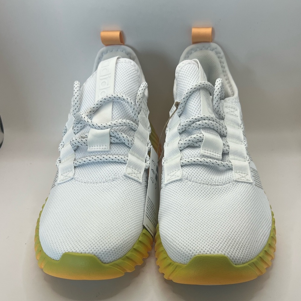Adidas White and Orange Sneakers
